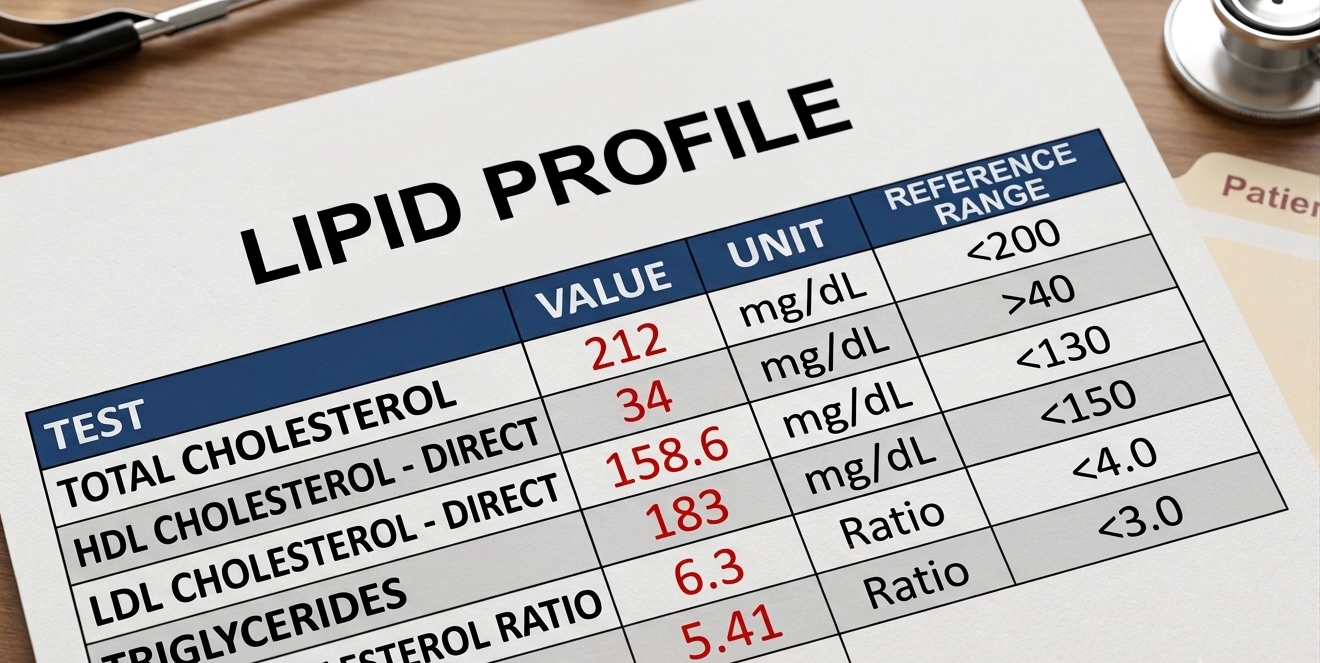 My cholesterol is high. What does it actually mean?